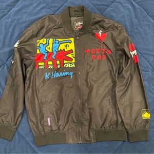 Keith Haring Graphic Bomber Jacket